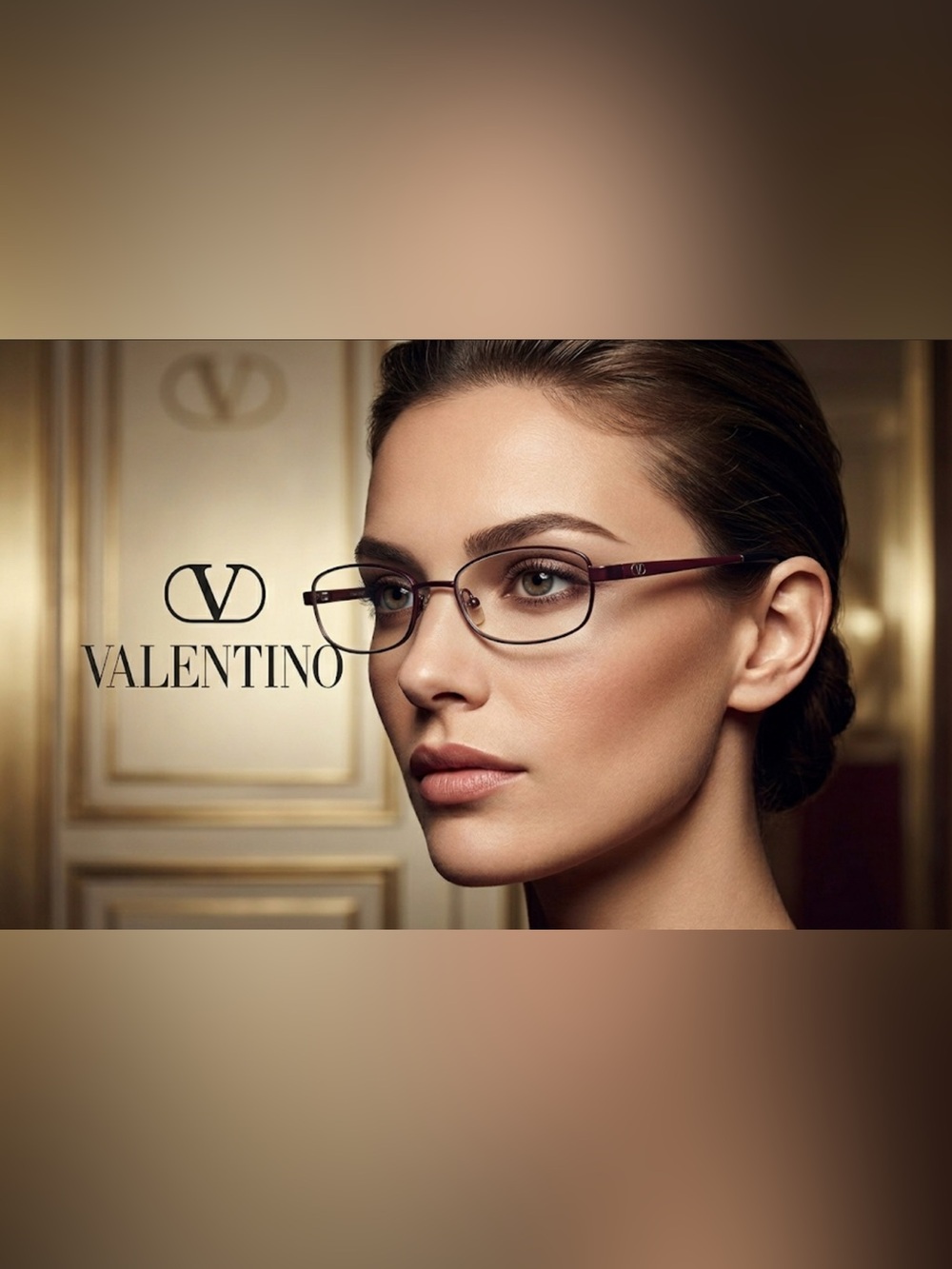 Authentic Valentino luxury designer signature prescription eyeglasses frames
